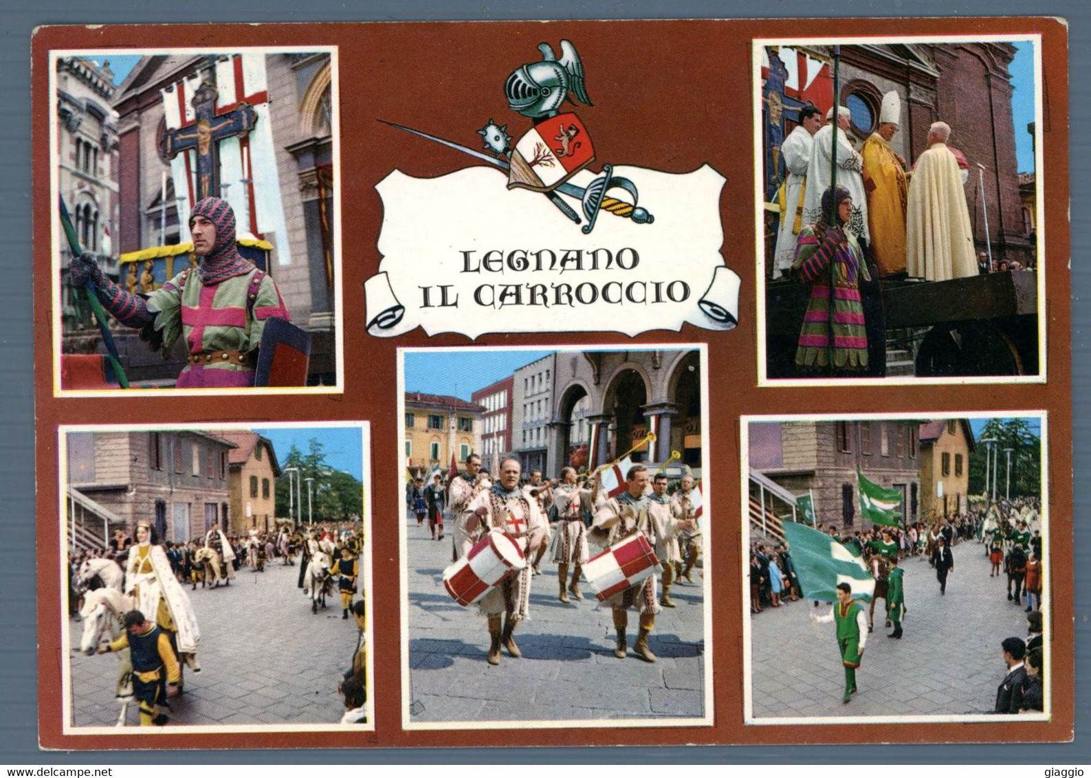 °°° Cartolina - Legnano Il Carroccio Vedute Nuova °°° - Legnano