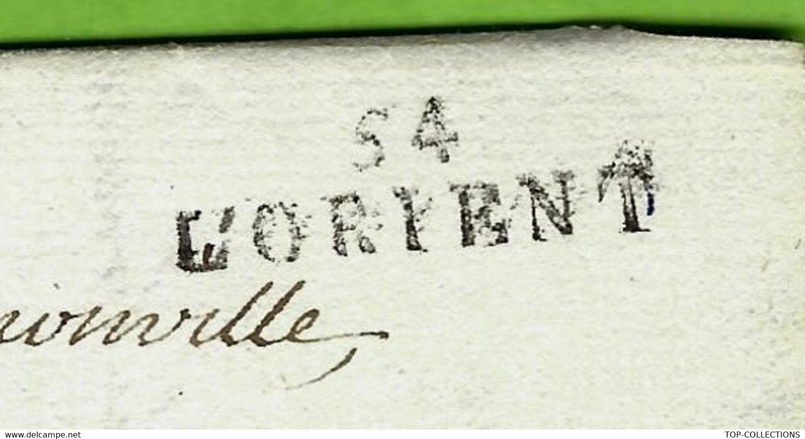 CIRCA 1790/ 1798 MARINE ADMINISTRATION DES CLASSES  Gautier Lorient Pour Bournonville Belle Isle Belle Ile  Morbihan - Other & Unclassified