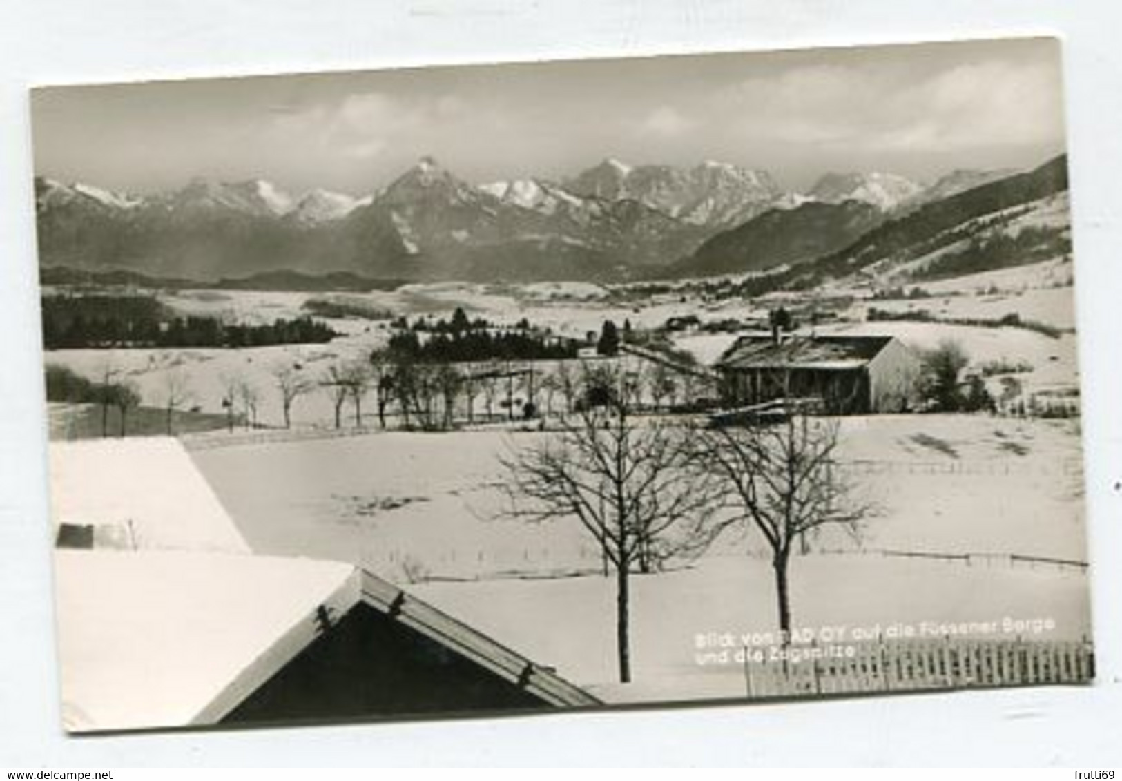 AK 039142 GERMANY - Blick Von Bay Oy Auf Die Füssener Berge Und Die Zugspitze - Mittelberg