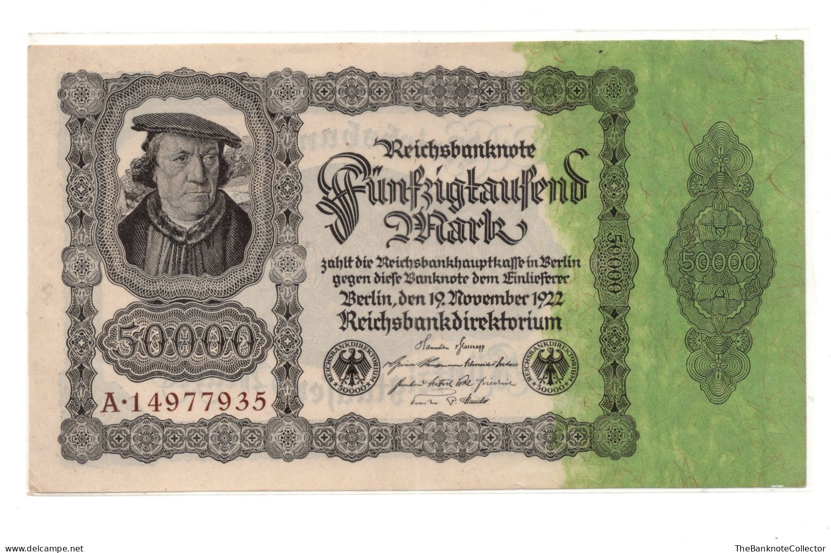 Germany 50000 Mark 1922 P-79  AUNC - 50.000 Mark