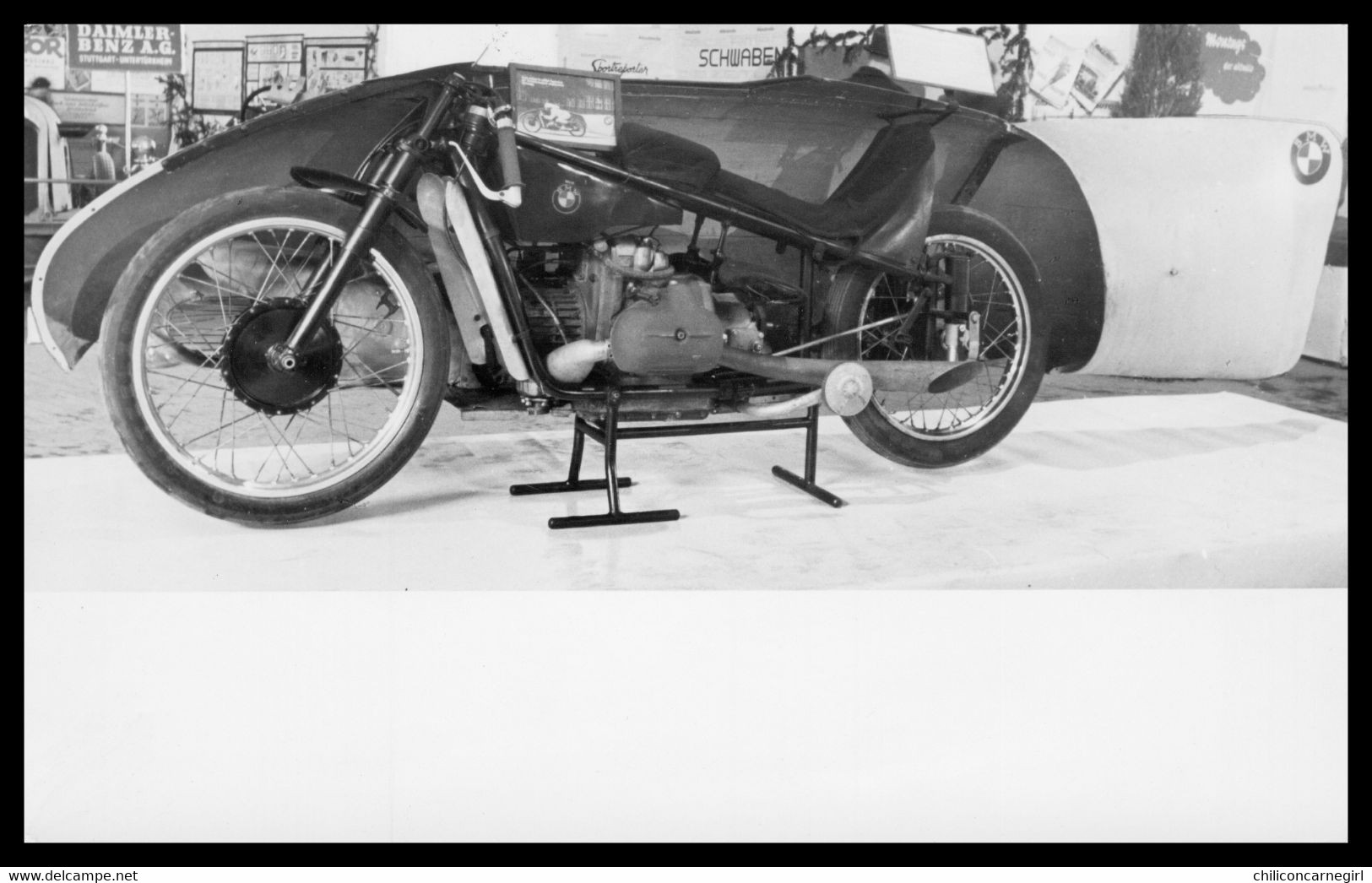 Photo - 17,7 X 11 Cm - MOTORRAD - Coupe MOTO BMW Au Deutsches Museum - Moteur 500 CC Avec Compresseur - Foto LEICA - Ohne Zuordnung