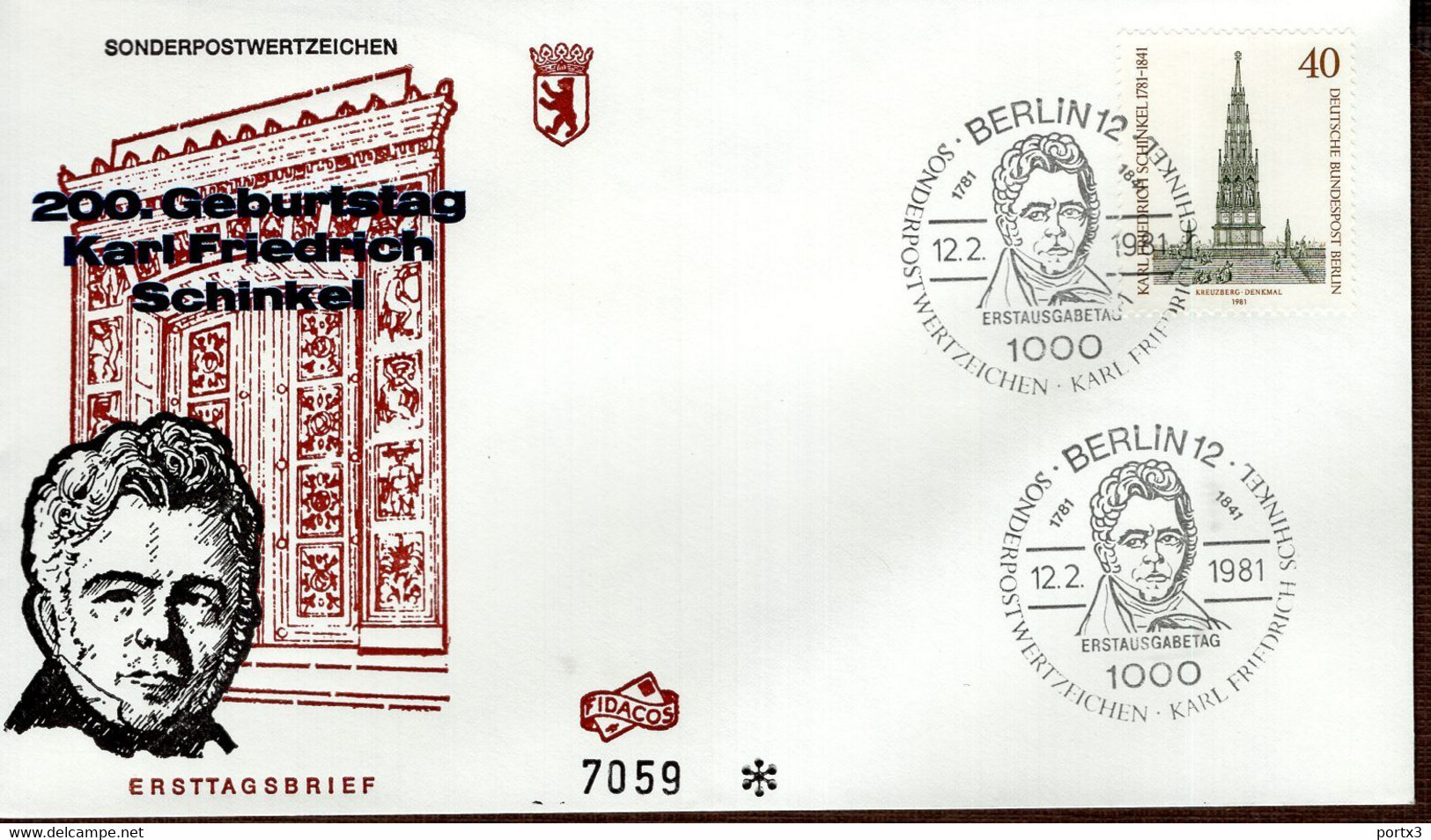 Berlin FDC Aus 1981 Ex 10 Items  Gestempelt / Used / Oblitéré (Berl 027) - 1981-1990