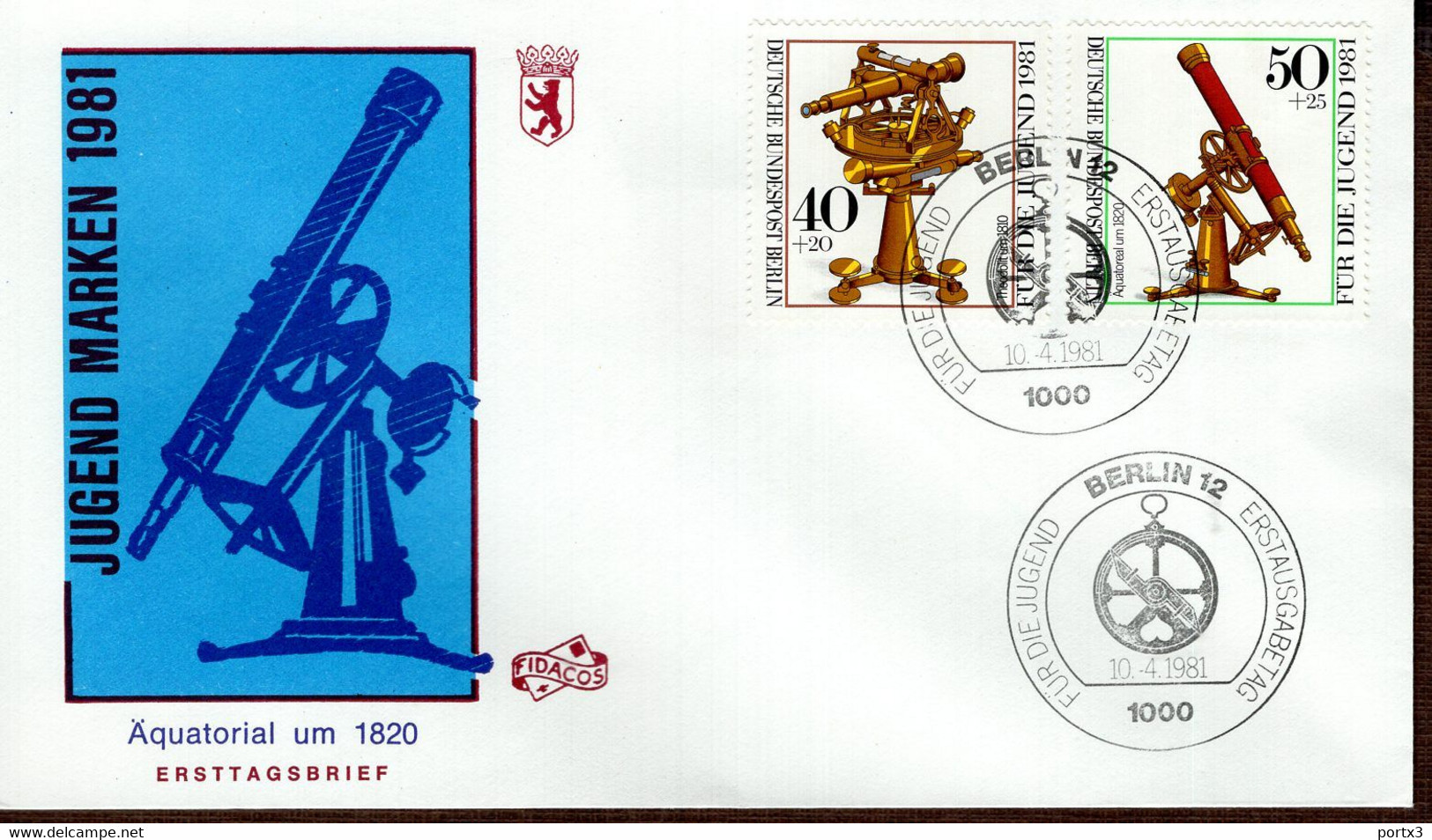 Berlin FDC Aus 1981 Ex 10 Items  Gestempelt / Used / Oblitéré (Berl 027) - 1981-1990