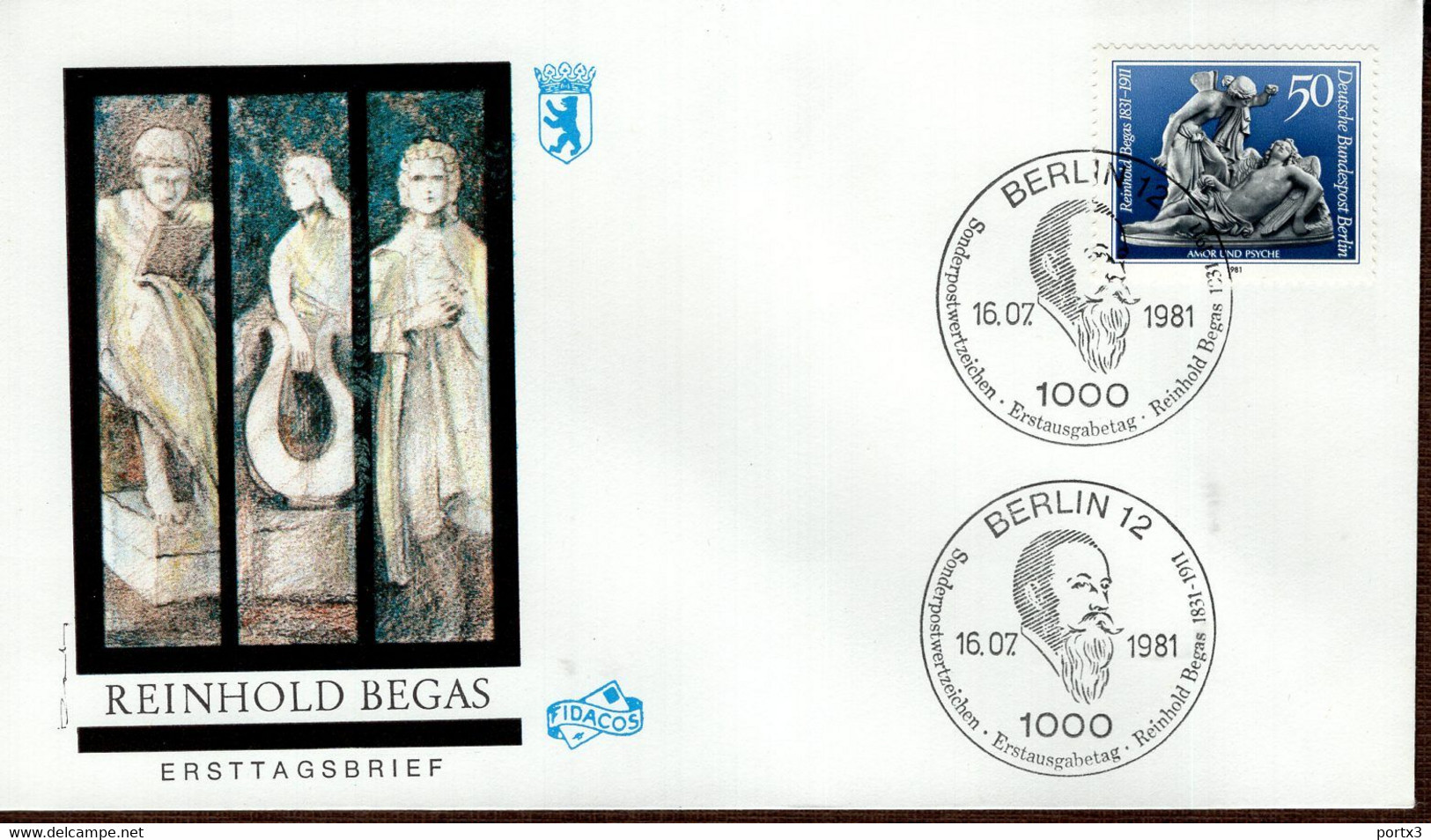 Berlin FDC aus 1981 ex 10 items  gestempelt / used / oblitéré (Berl 027)