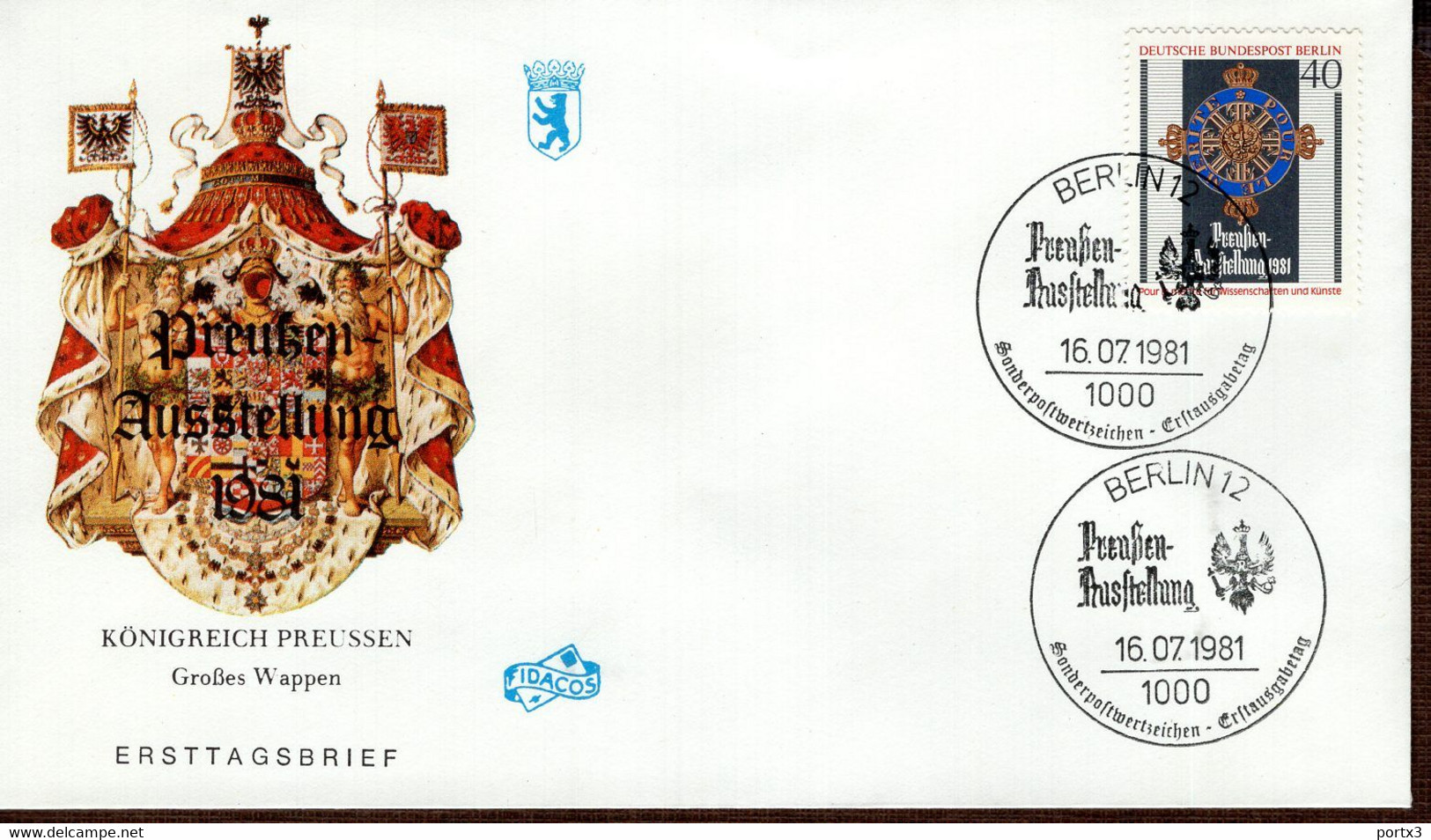 Berlin FDC aus 1981 ex 10 items  gestempelt / used / oblitéré (Berl 027)