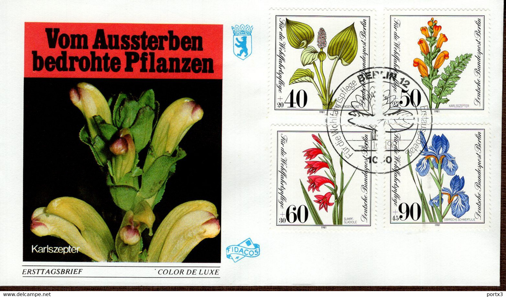 Berlin FDC aus 1981 ex 11 items  gestempelt / used / oblitéré (Berl 028)