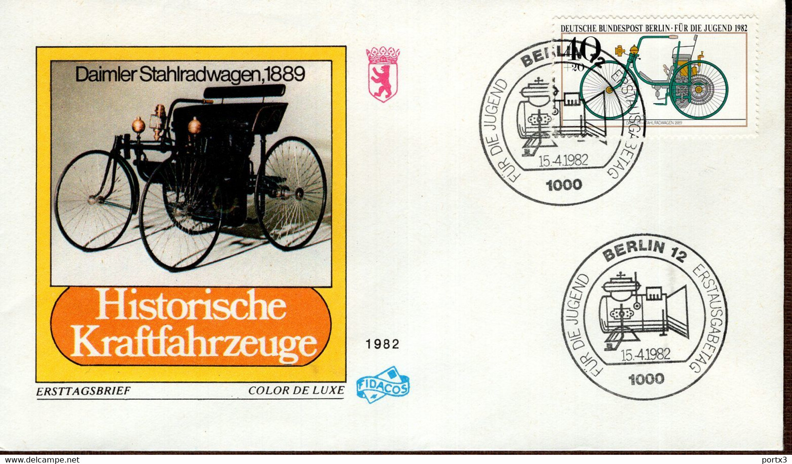 Berlin FDC Aus 1982 Ex 9 Items  Gestempelt / Used / Oblitéré (Berl 029) - 1981-1990