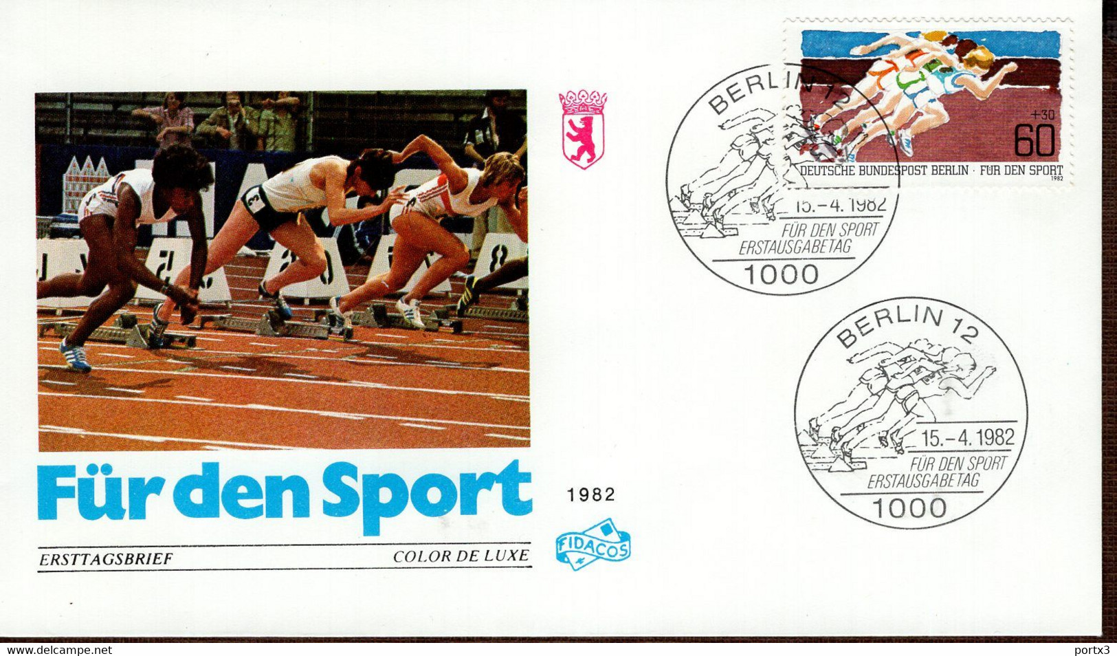 Berlin FDC aus 1982 ex 9 items  gestempelt / used / oblitéré (Berl 029)