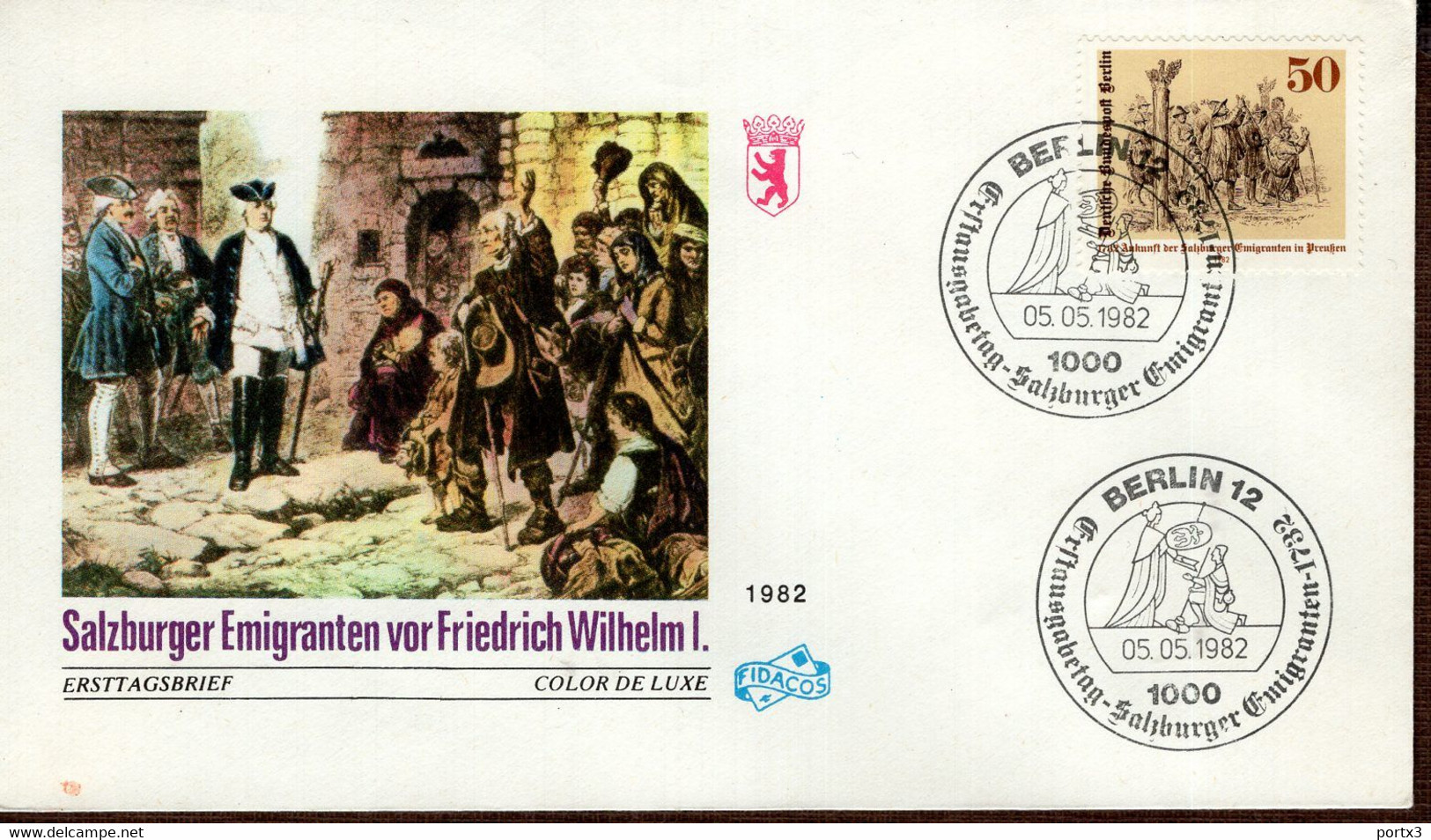 Berlin FDC aus 1982 ex 9 items  gestempelt / used / oblitéré (Berl 029)