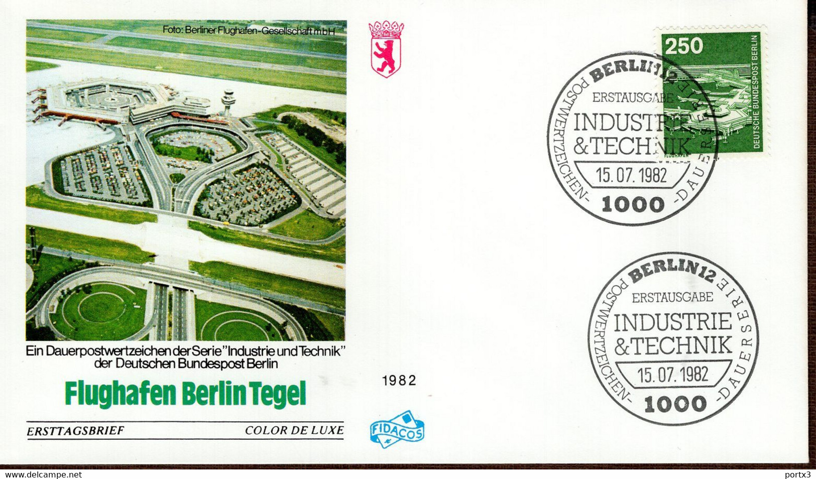 Berlin FDC Aus 1982 Ex 10 Items  Gestempelt / Used / Oblitéré (Berl 030) - 1981-1990