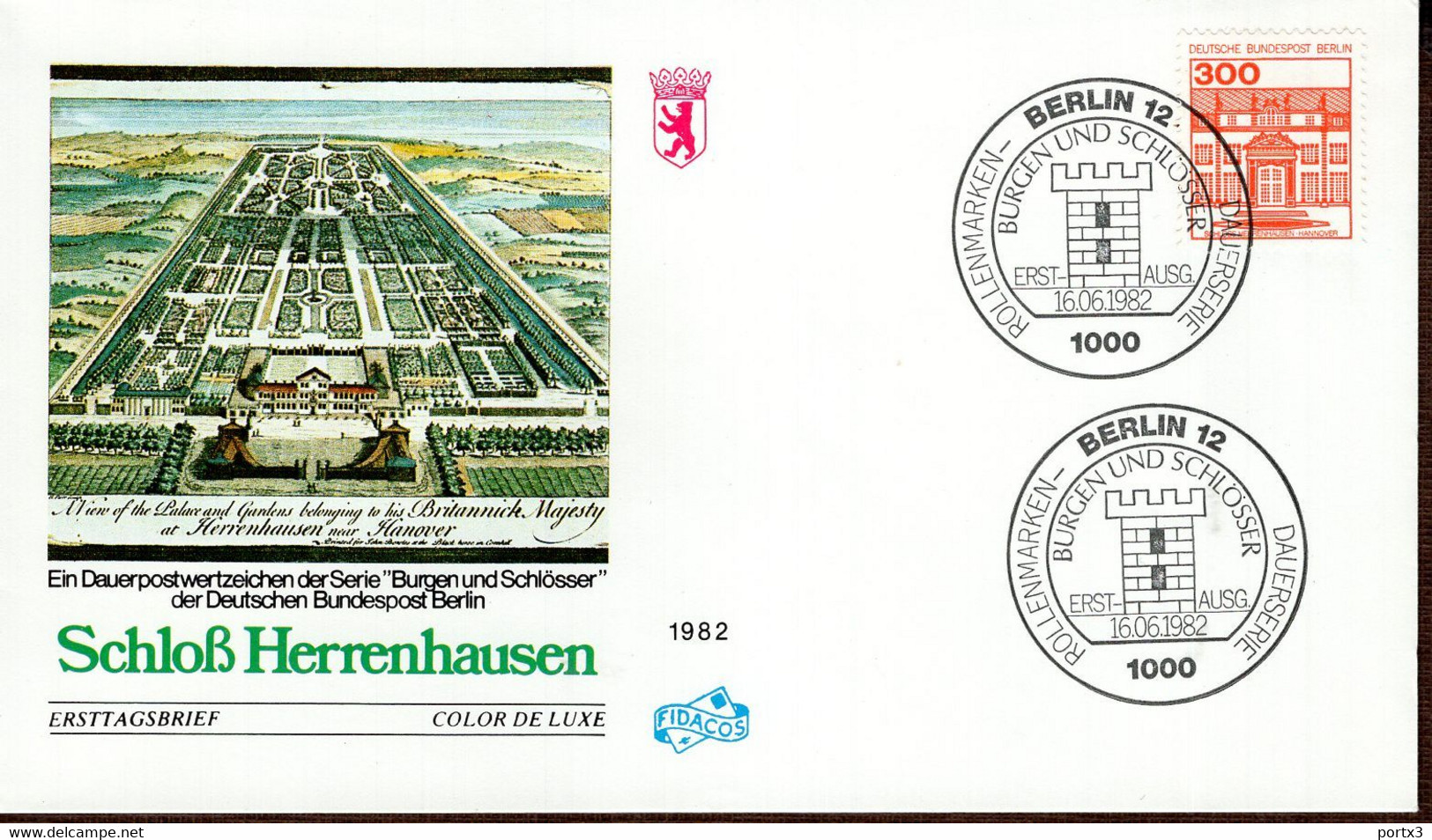 Berlin FDC aus 1982 ex 10 items  gestempelt / used / oblitéré (Berl 030)