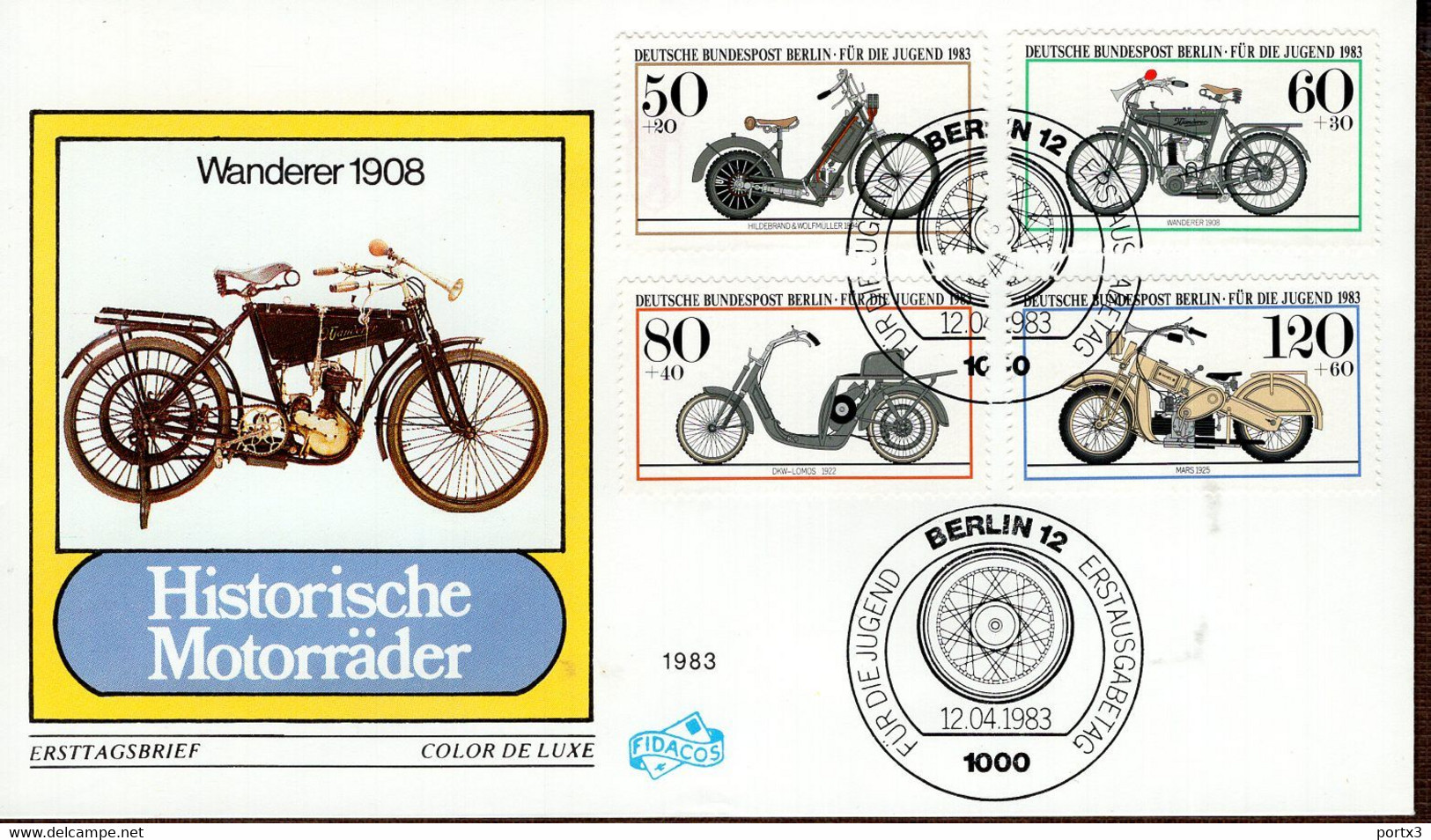 Berlin FDC aus 1983 ex 11 items  gestempelt / used / oblitéré (Berl 032)