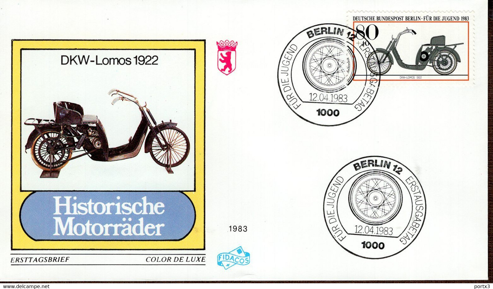 Berlin FDC aus 1983 ex 11 items  gestempelt / used / oblitéré (Berl 032)