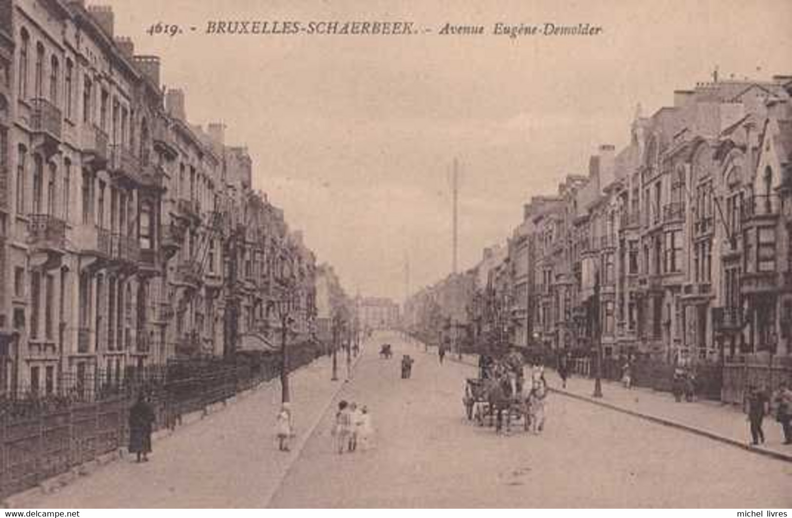 Schaerbeek - Avenue Eugène Demolder - Pas Circulé - Animée - TBE - Schaerbeek - Schaarbeek