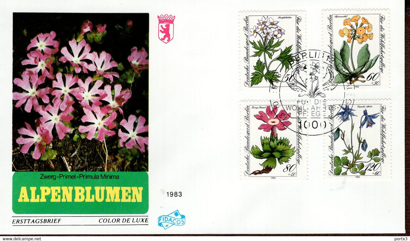 Berlin FDC aus 1983 ex 12 items  gestempelt / used / oblitéré (Berl 033)