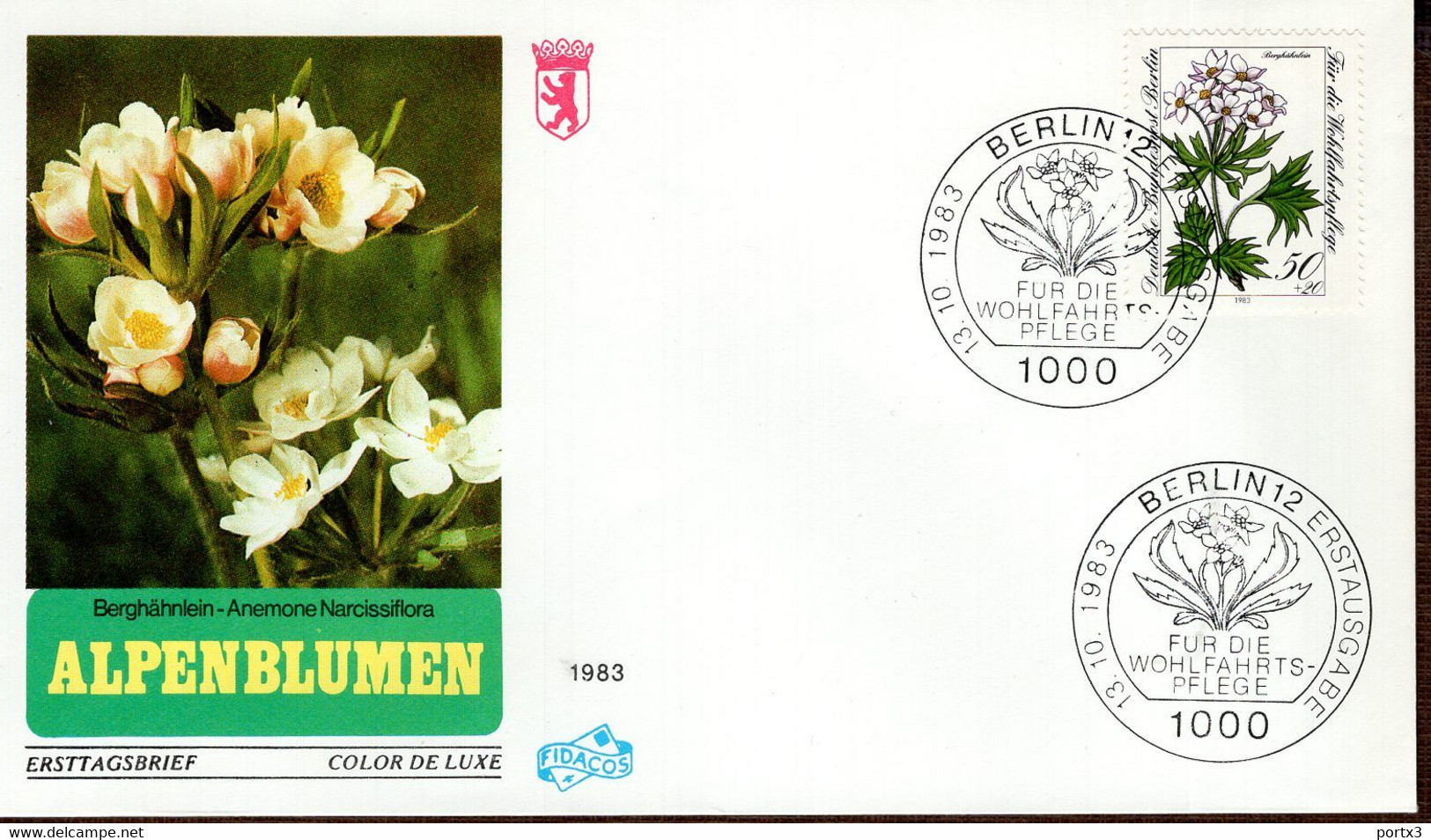 Berlin FDC aus 1983 ex 12 items  gestempelt / used / oblitéré (Berl 033)