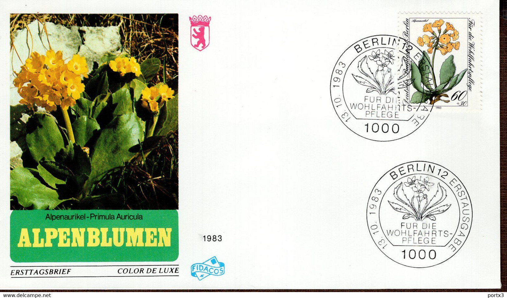 Berlin FDC aus 1983 ex 12 items  gestempelt / used / oblitéré (Berl 033)