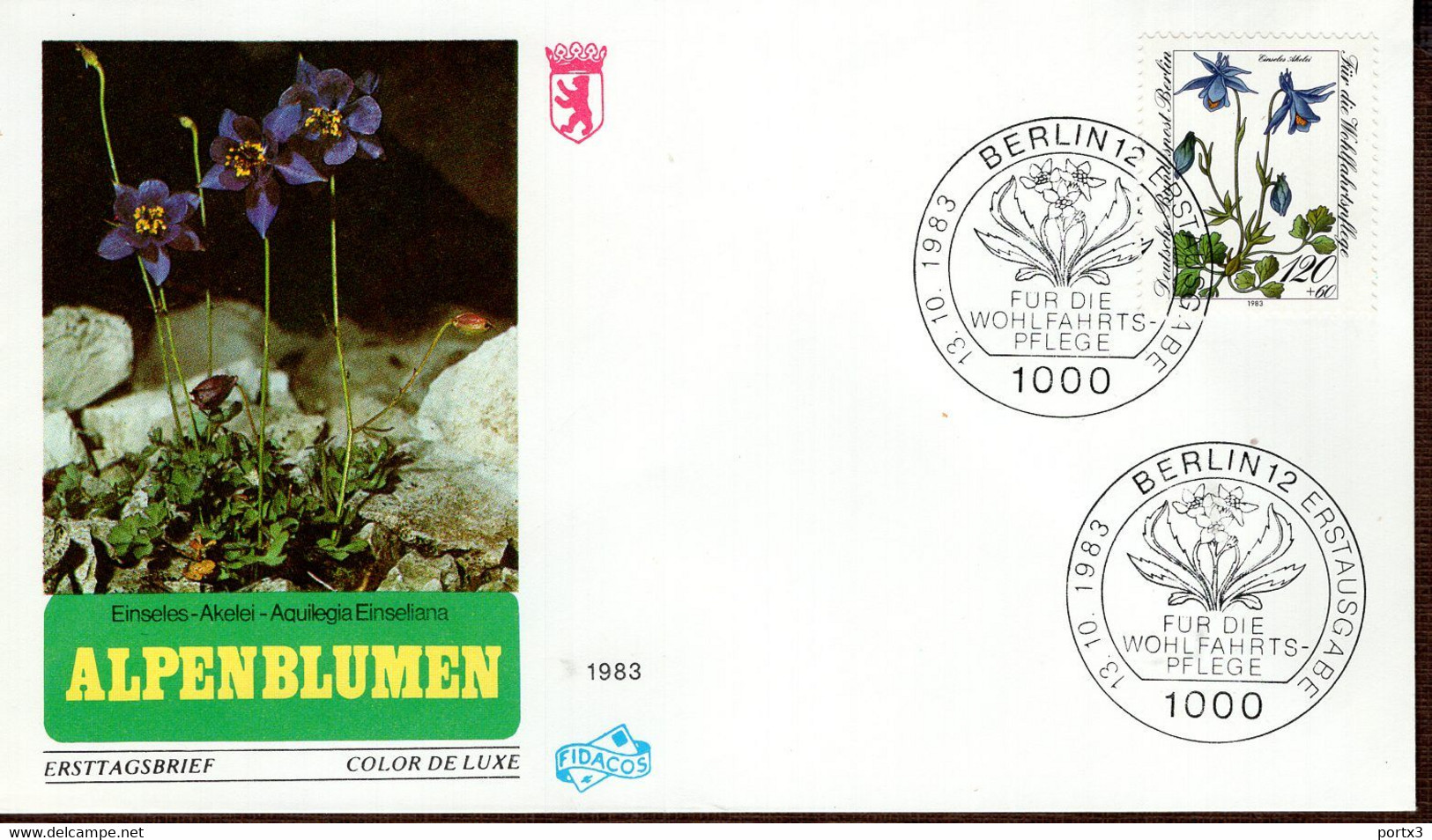 Berlin FDC aus 1983 ex 12 items  gestempelt / used / oblitéré (Berl 033)