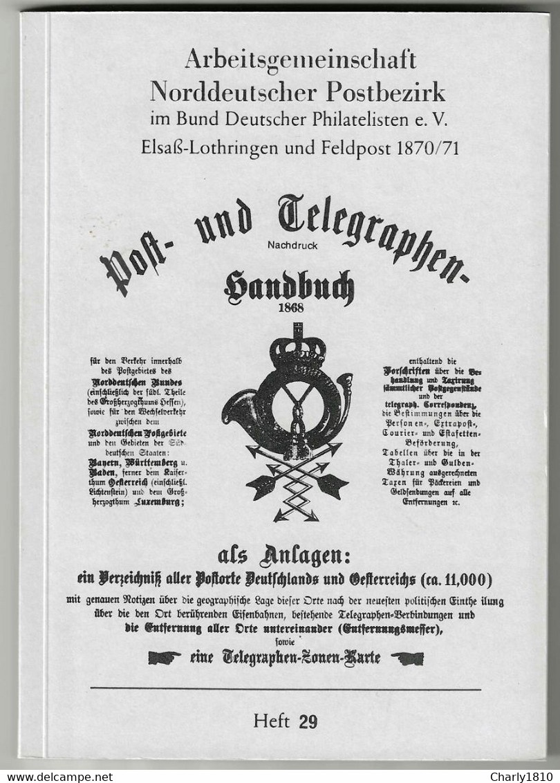 Post- Und Telegraphen Handbuch (Nachdruck) - Otros & Sin Clasificación