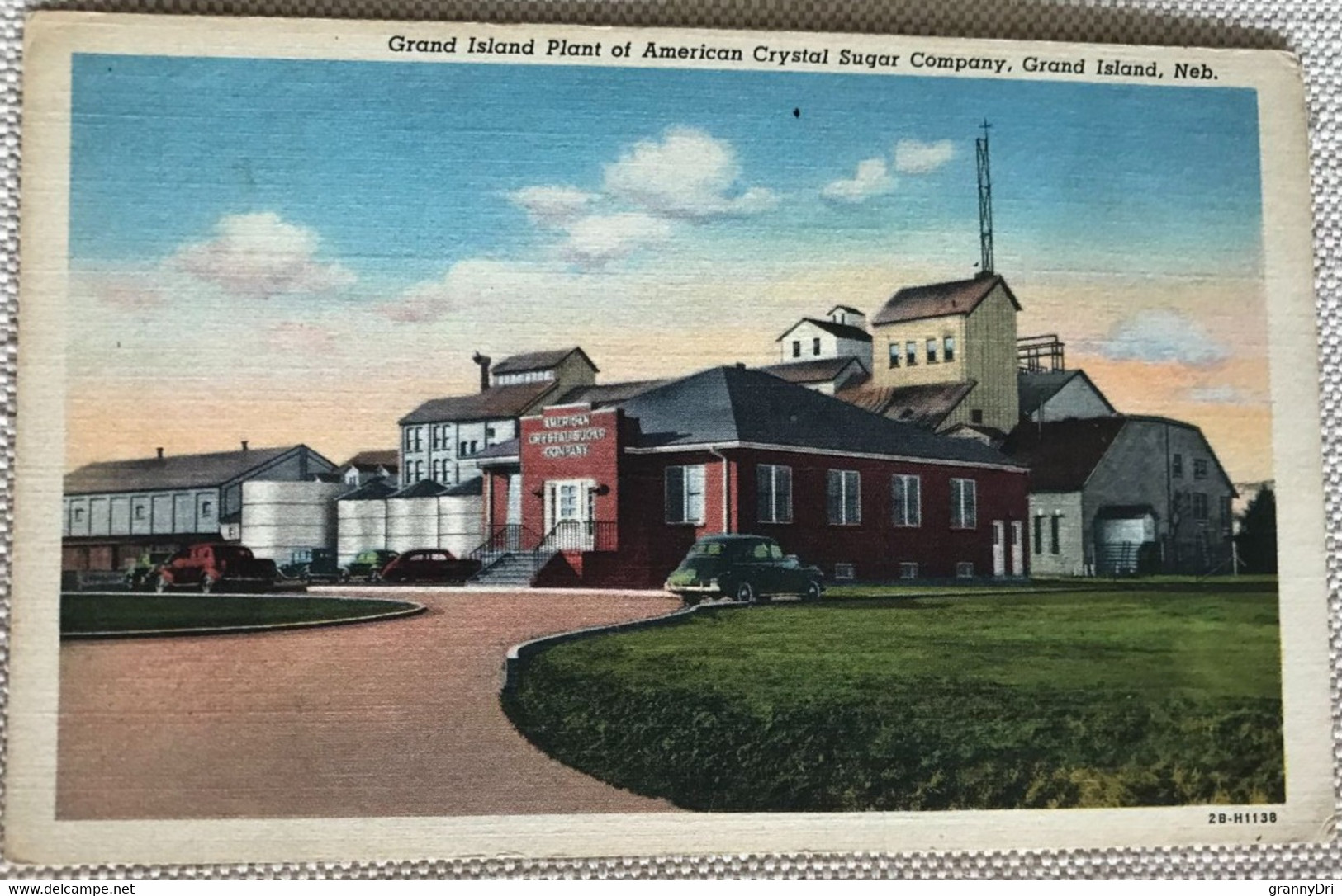 Usa Grand Island  Usine De La Compagnie De Sucre Plant Of American Crystal Sugar Autos -neb - Grand Island