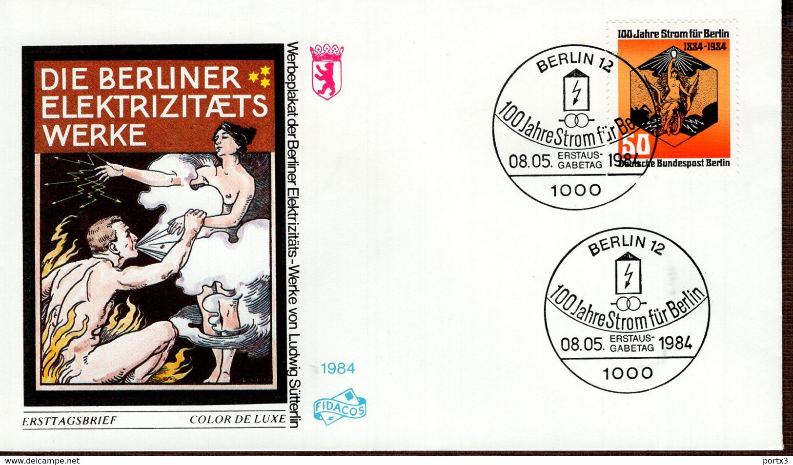 Berlin FDC aus 1984 ex 10 items  gestempelt / used / oblitéré (Berl 035)