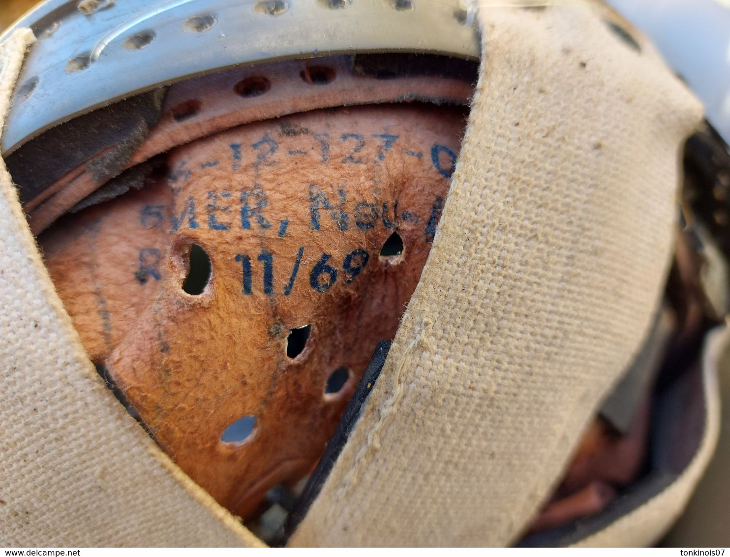 Casque Allemand Modèle 1A1 LL « Luftlandtruppenstalhelm » Parachutiste RFA - Casques & Coiffures