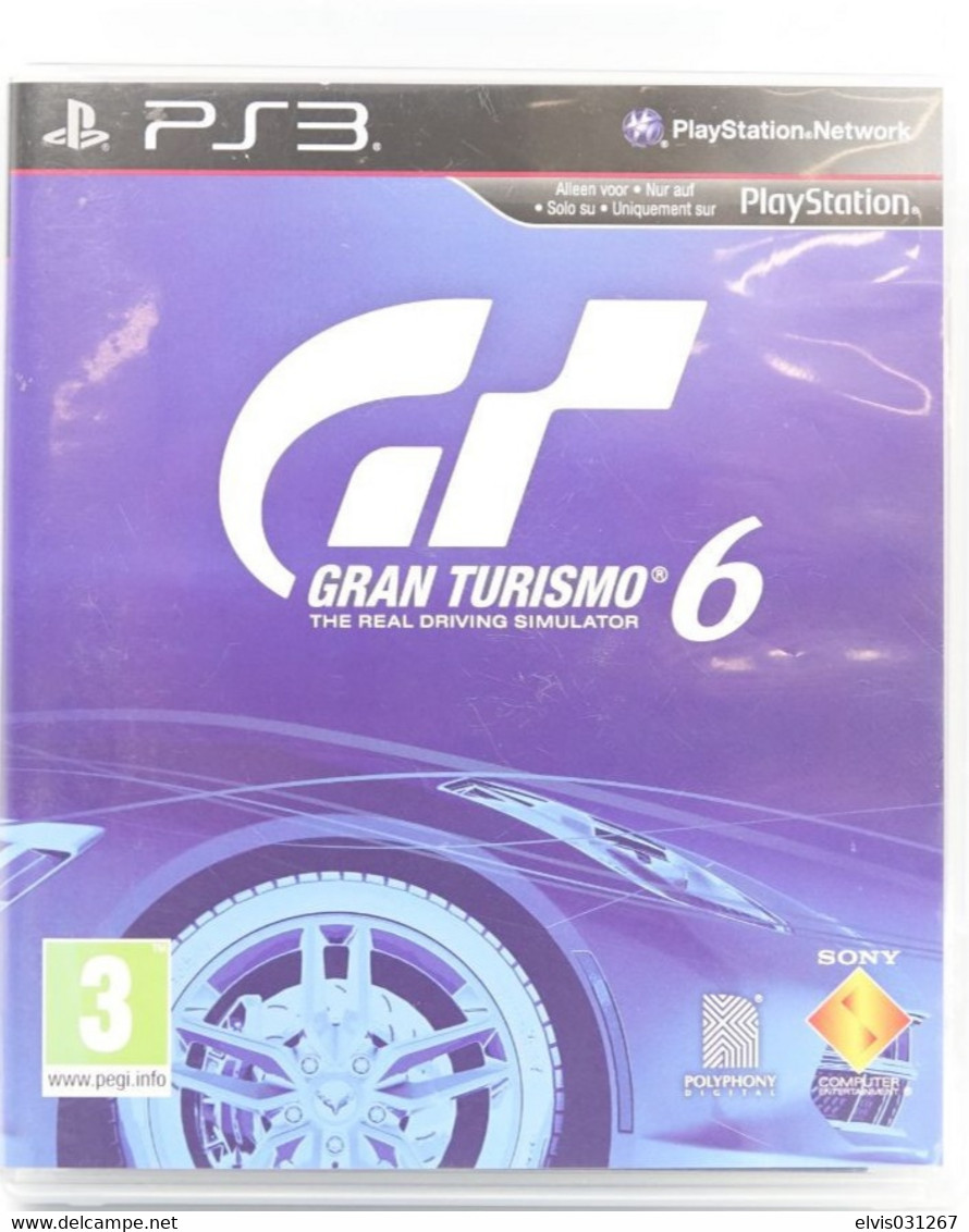 SONY PLAYSTATION THREE PS3 : GRAN TURISMO 6 THE REAL DRIVING SIMULATOR - POLYPHONY - PS3