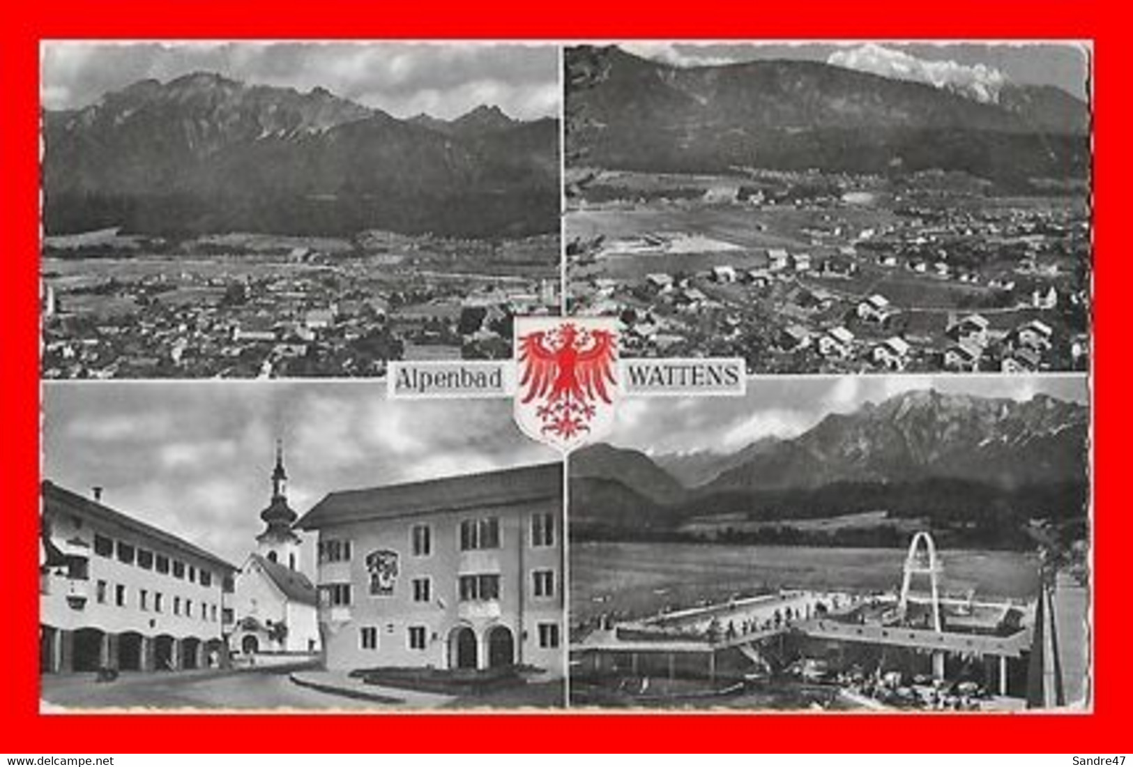 CPSM/pf WATTENS (Autriche)  Alpenbad Wattens, Multivues...N878 - Wattens