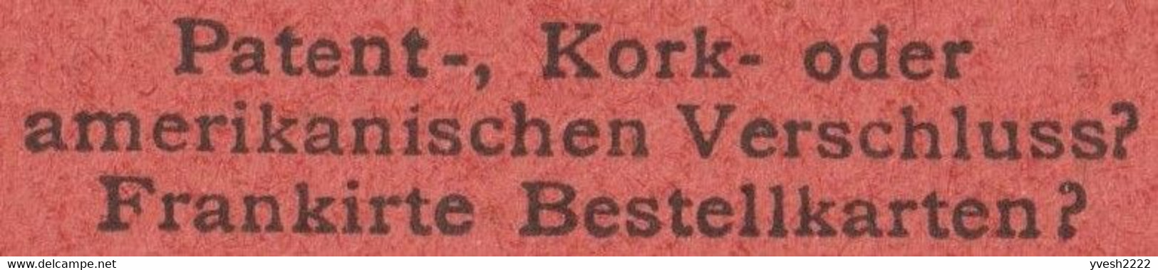 Allemagne 1900. 3 Cartes Publicitaires Entiers TSC. Schlossbrauerei Schöneberg Berlin. Kronenbräu, Schöneberger Cabinet - Bier