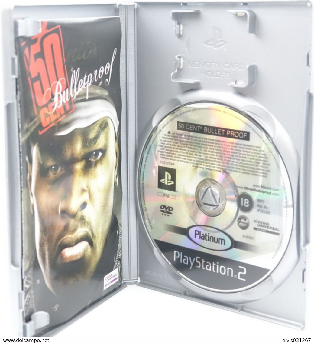 SONY PLAYSTATION TWO 2 PS2 : 50 CENT BULLETPROOF - PLATINUM - VIVENDI UNIVERSAL GAMES - Playstation 2