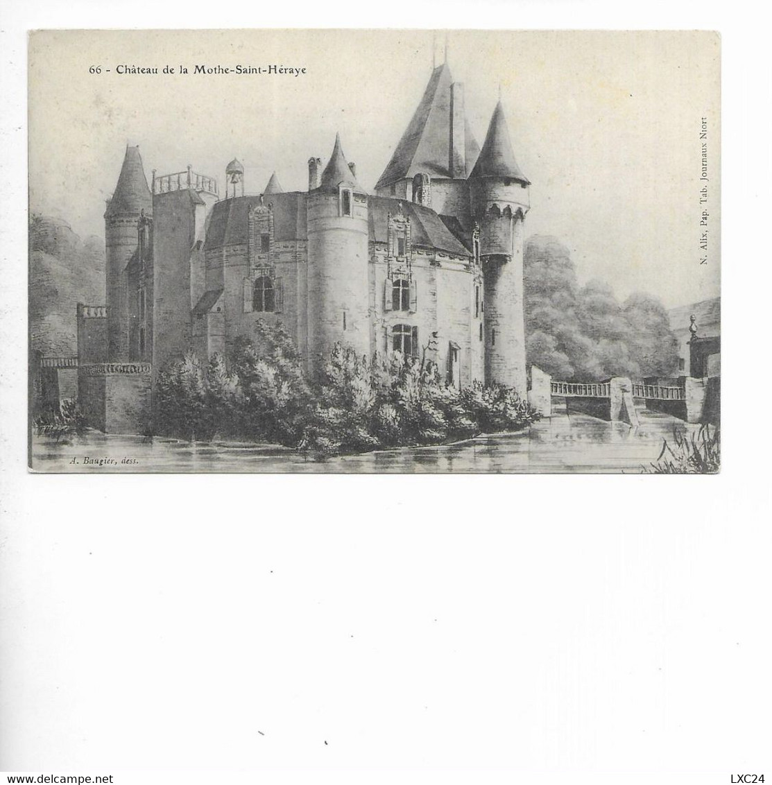 CHATEAU DE LA MOTHE SAINT HERAY. - La Mothe Saint Heray