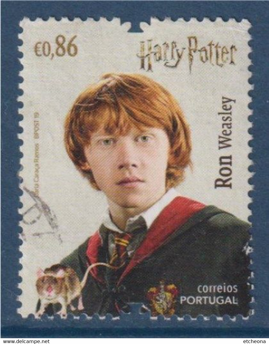 Harry Potter, Ron Weasley, Oblitéré Portugal Bpost19 0.86€ - Used Stamps