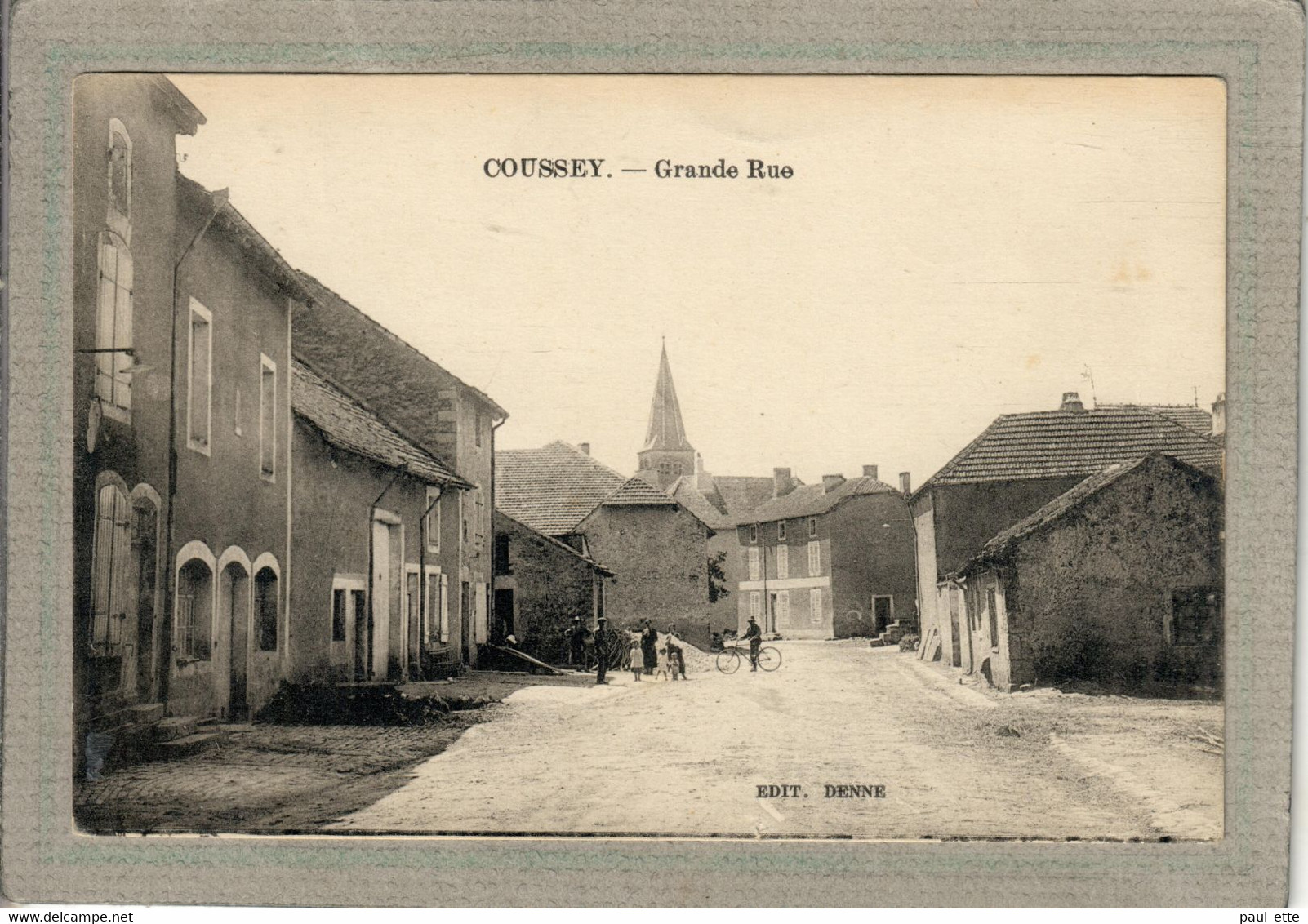 CPA - (88) COUSSEY - Aspect De La Grande Rue Dans Les Années 20 - Coussey