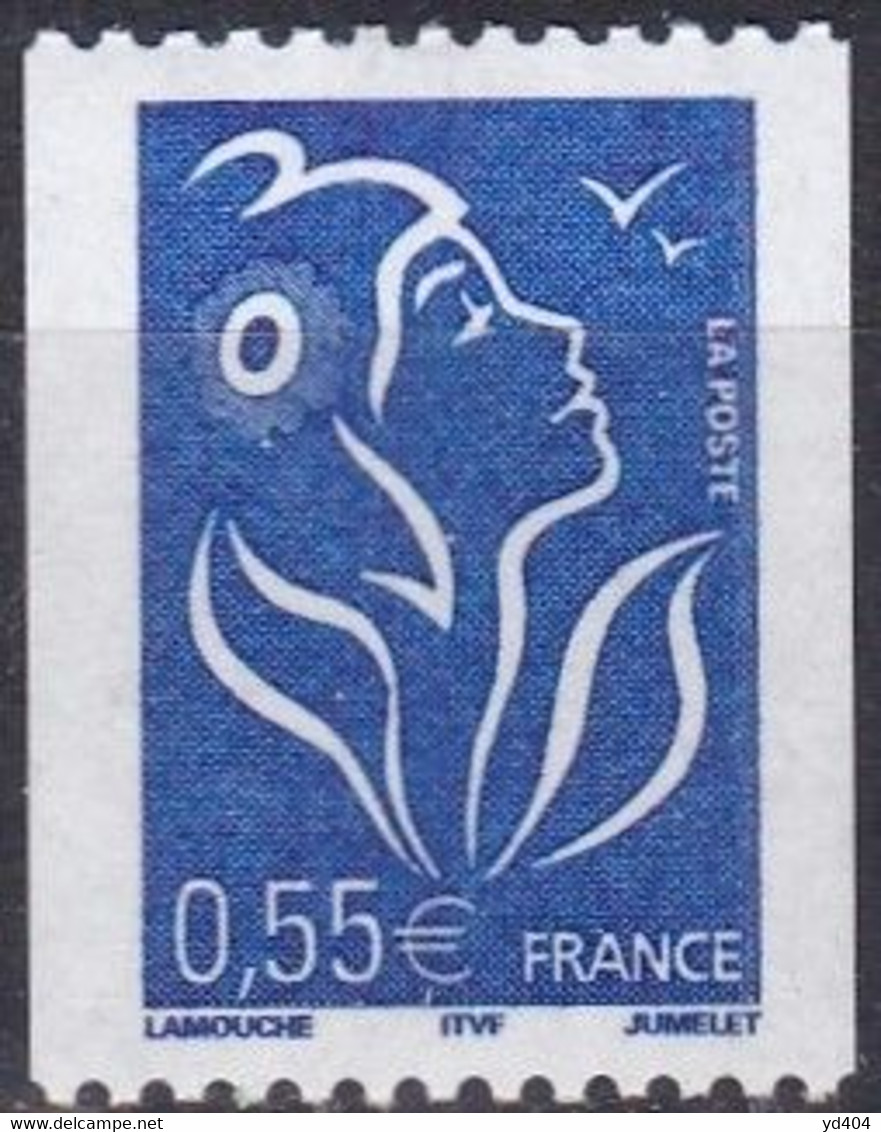 FR1733- FRANCE – COIL STAMPS – 2005 – MARIANNE DE LAMOUCHE – Y&T # 3807 MNH 3,20 € - Roulettes