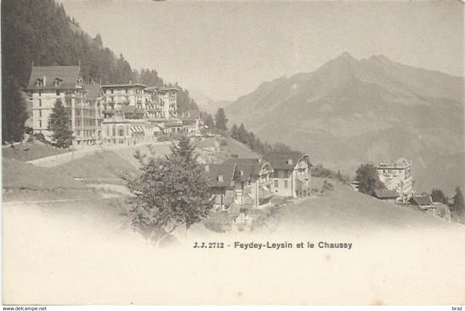 CPA  Feydey Leysin Et Le Chaussy - Fey