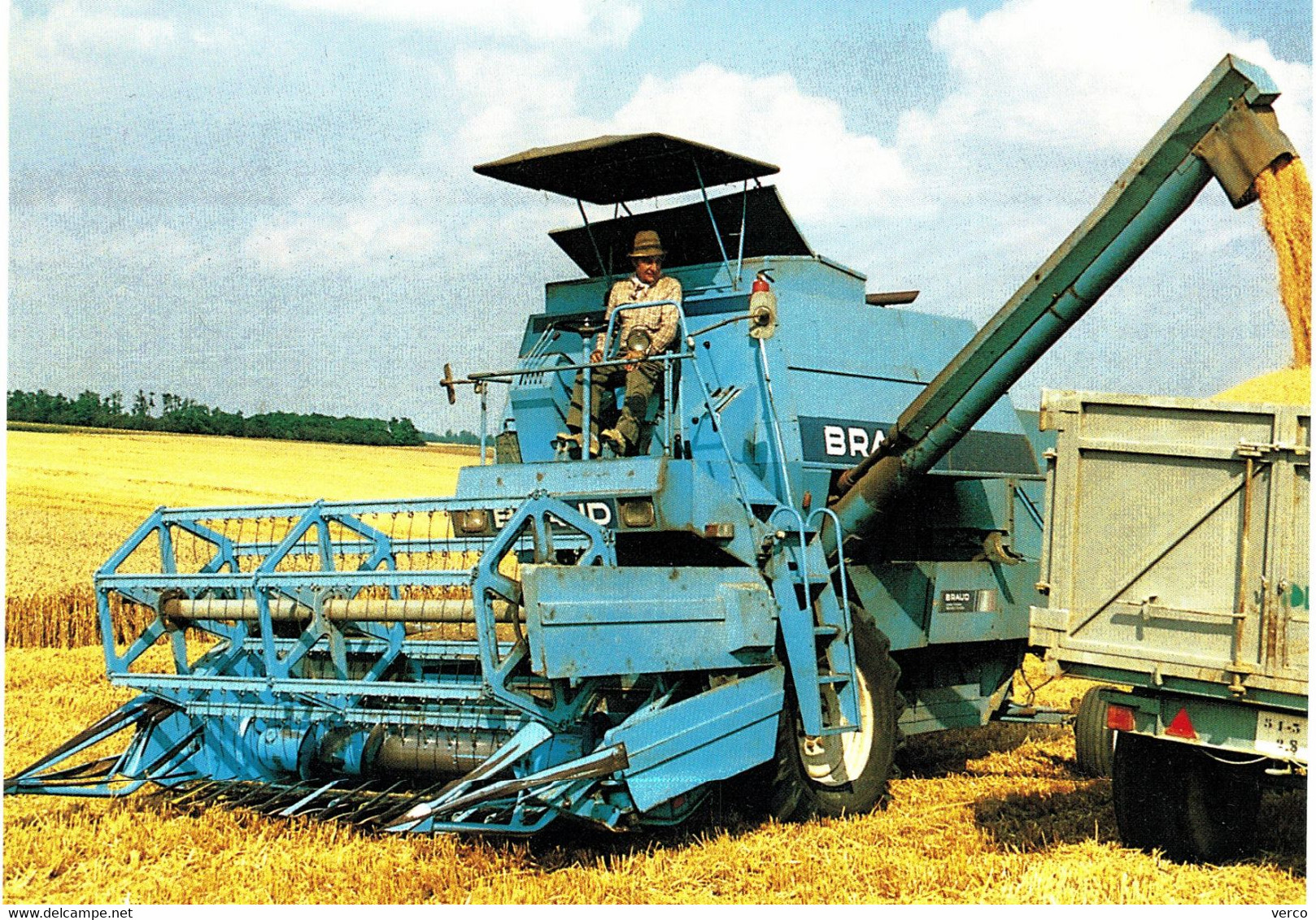 Carte POSTALE  Ancienne De  MACHINE AGRICOLE - BRAUD 640 à ROUVRAY St DENIS (28) - Andere & Zonder Classificatie