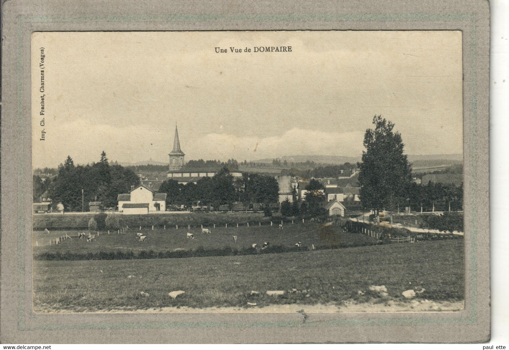 CPA - (88) DOMPAIRE - Aspect Du Bourg En Vue Générale En 1915 - Dompaire