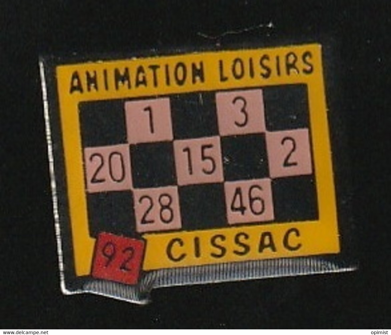 73551- Pin's - Loto.Cissac-Médoc.Gironde En Région Nouvelle-Aquitaine. - Jeux