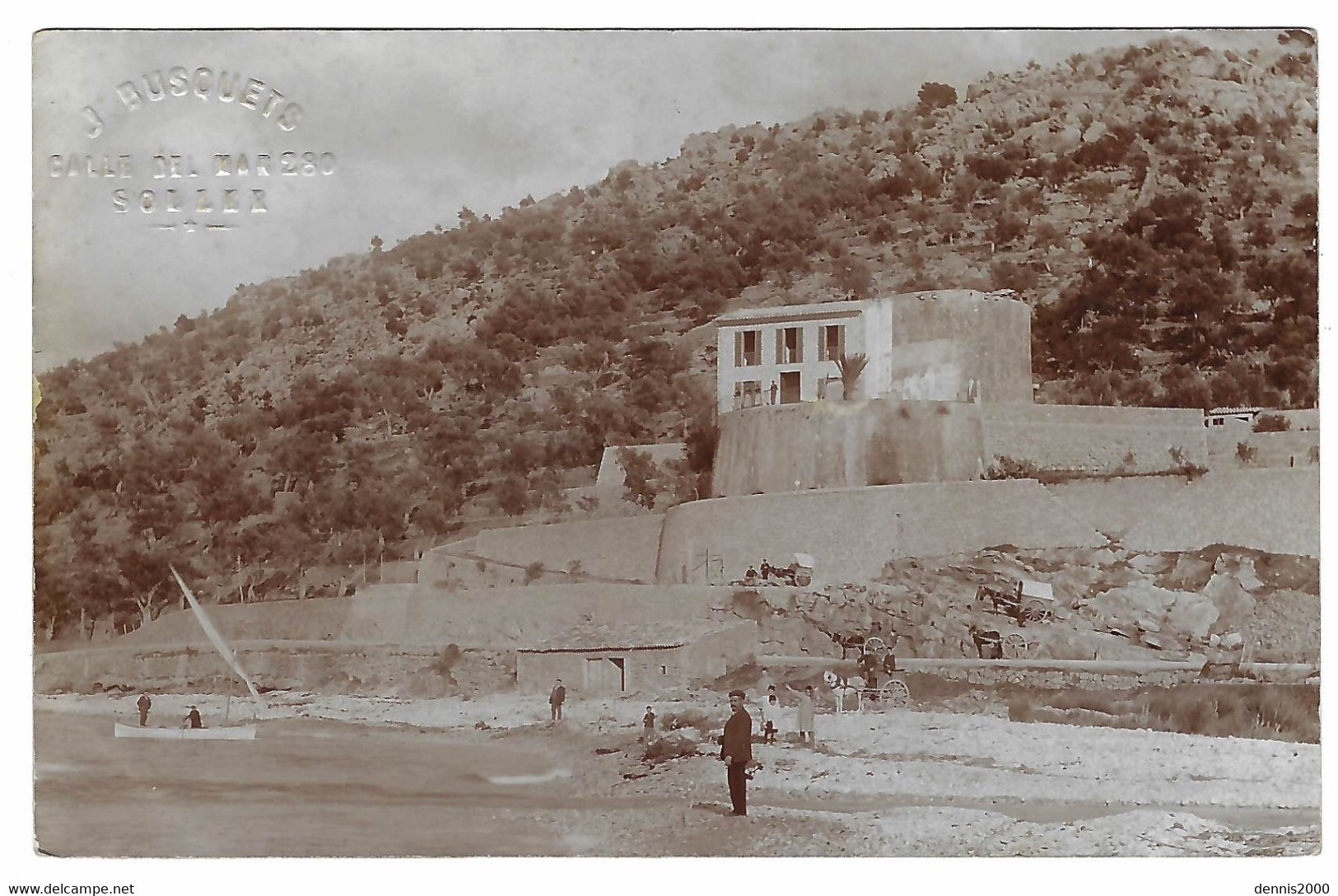 SOLLER - CARTE PHOTO - PHOTO CARD - Vue De La Plage, Vue Côtière - Photographe J. BUSQUETS, Soller - Mallorca