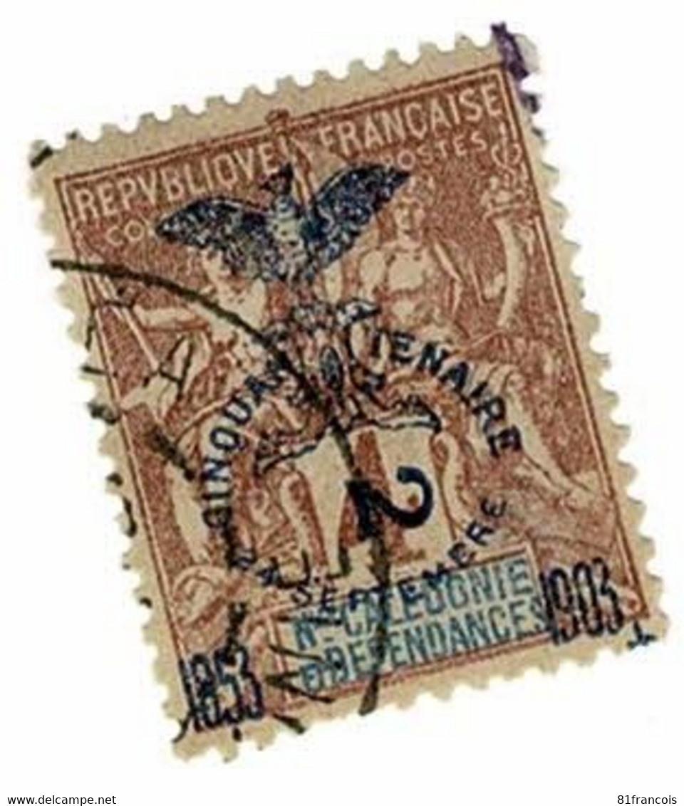 Nelle Calédonie Oblitérés N° 82 Cote 5.5€ - Used Stamps