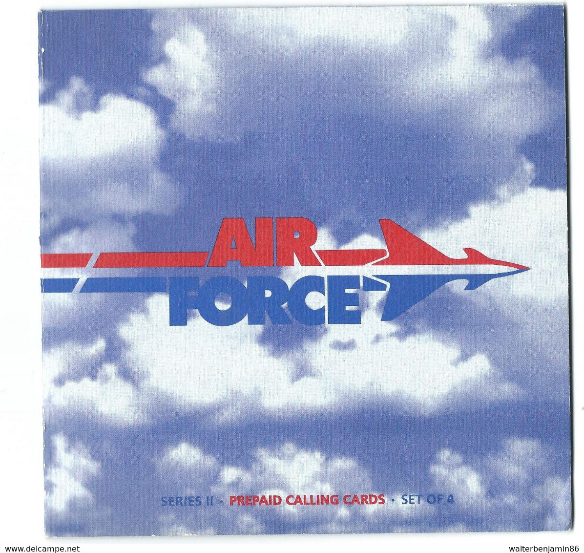 FOLDER CON 4 SCHEDE PHONECARDS U.S.A. TCM ASSOCIATES SERIE II AIR FORCE 276 - [6] Colecciones