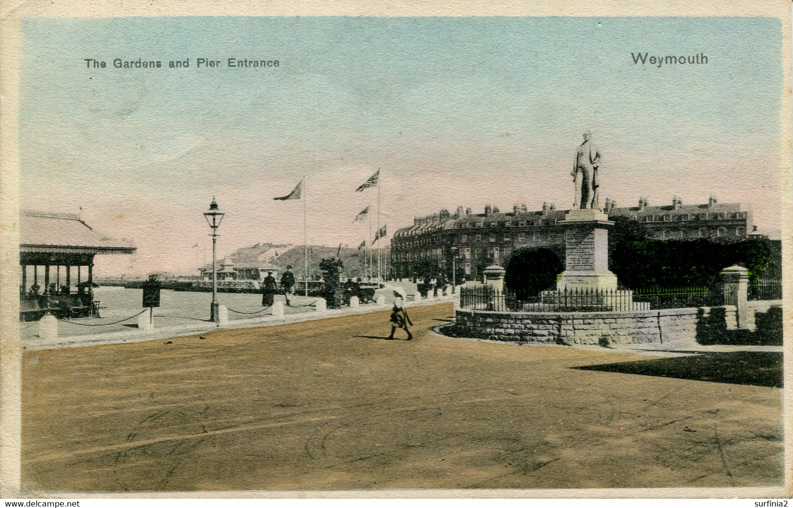 DORSET - WEYMOUTH - THE GARDENS AND PIER ENTRANCE Do1001 - Weymouth