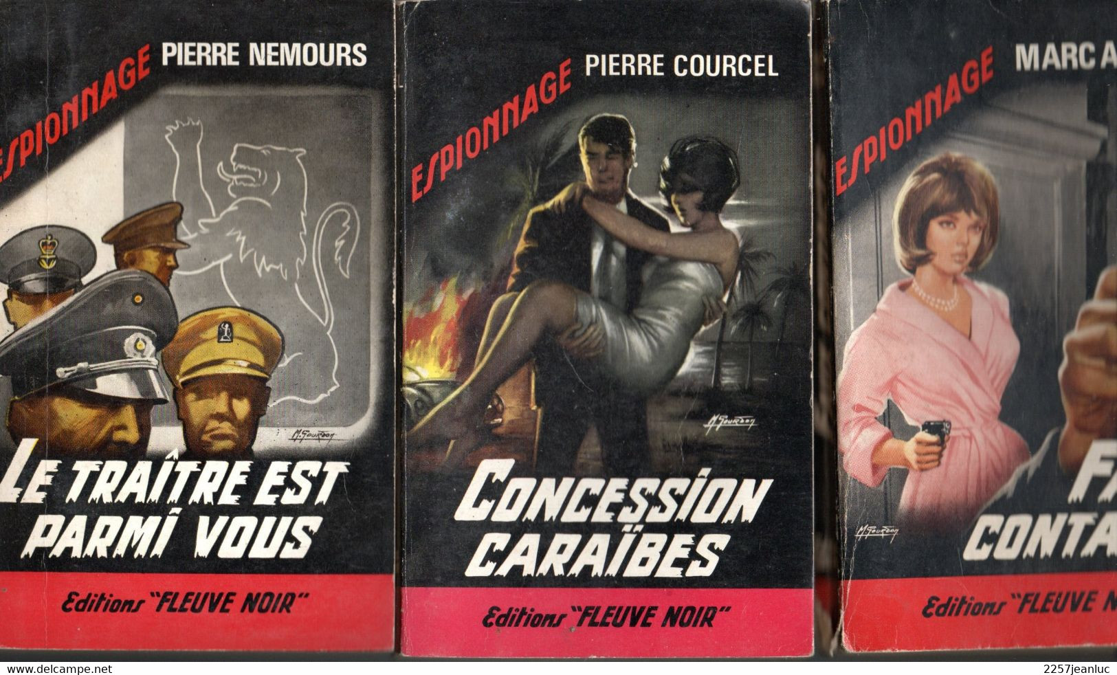 3 Romans  Espionnage - Editions Fleuve Noir  N: 422 .432 530 Concession Caraibes Le Traite Est Parmi Nous  Faux Contacts - Fleuve Noir