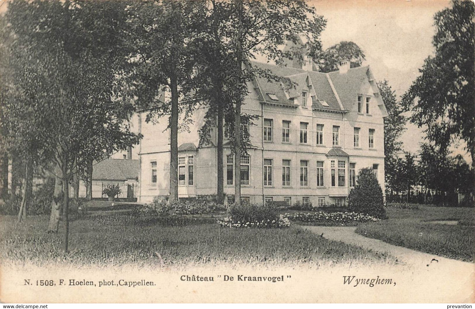 WYNEGHEM - Château "De Kraanvogel" - Carte Circulé En 1910 - Wijnegem