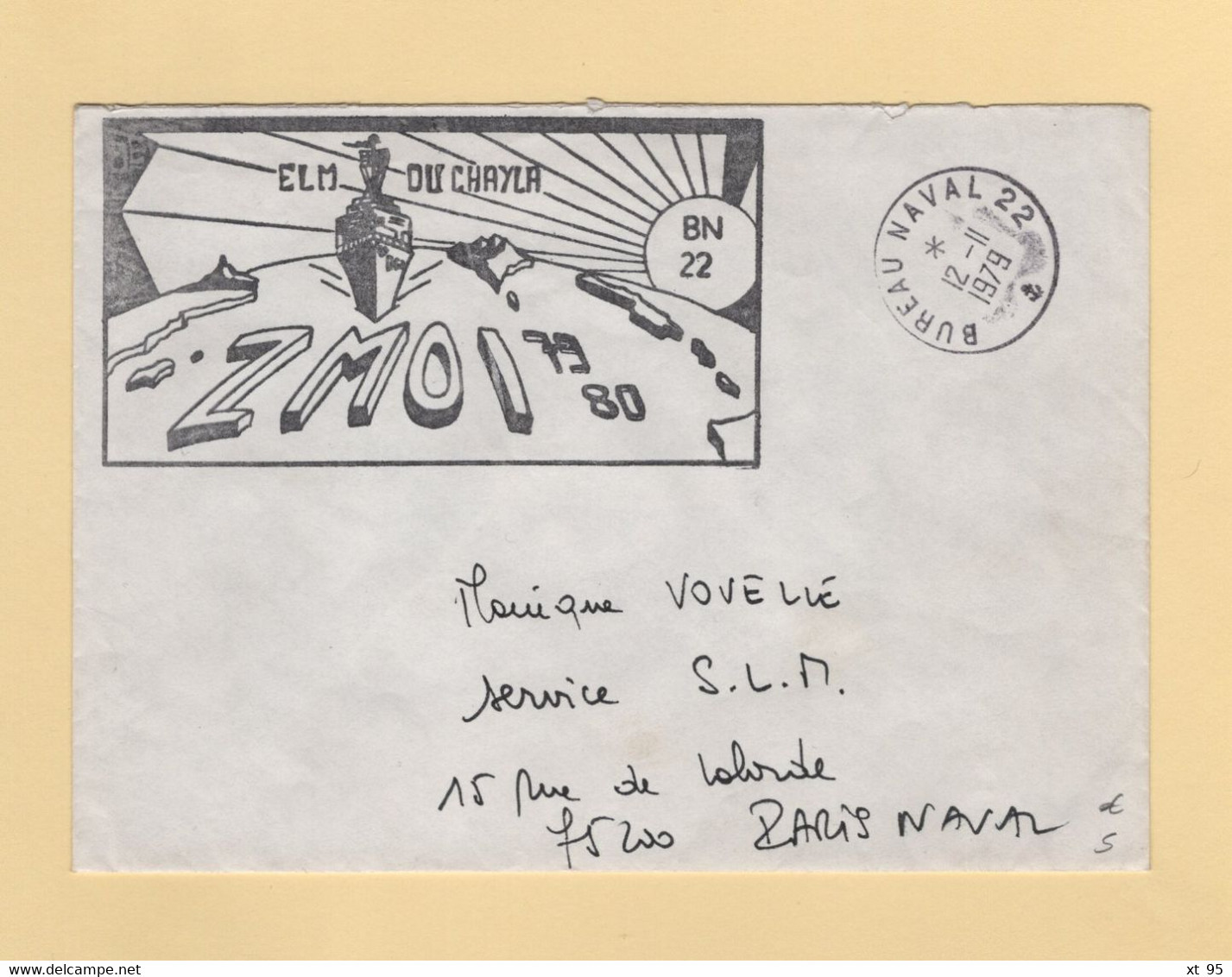 Bureau Naval 22 - 12-11-1979 - ZMOI - Poste Navale