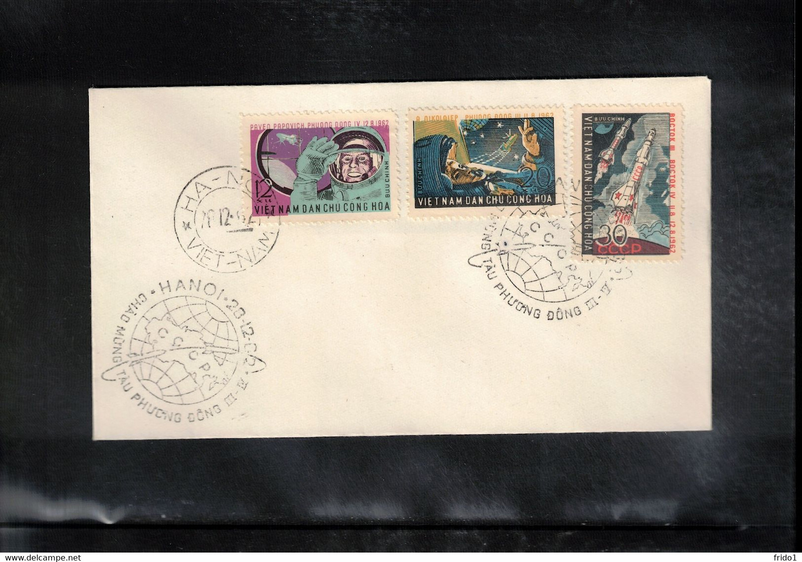Vietnam 1962 Space / Raumfahrt Russian Exploration Of Space FDC - Asia