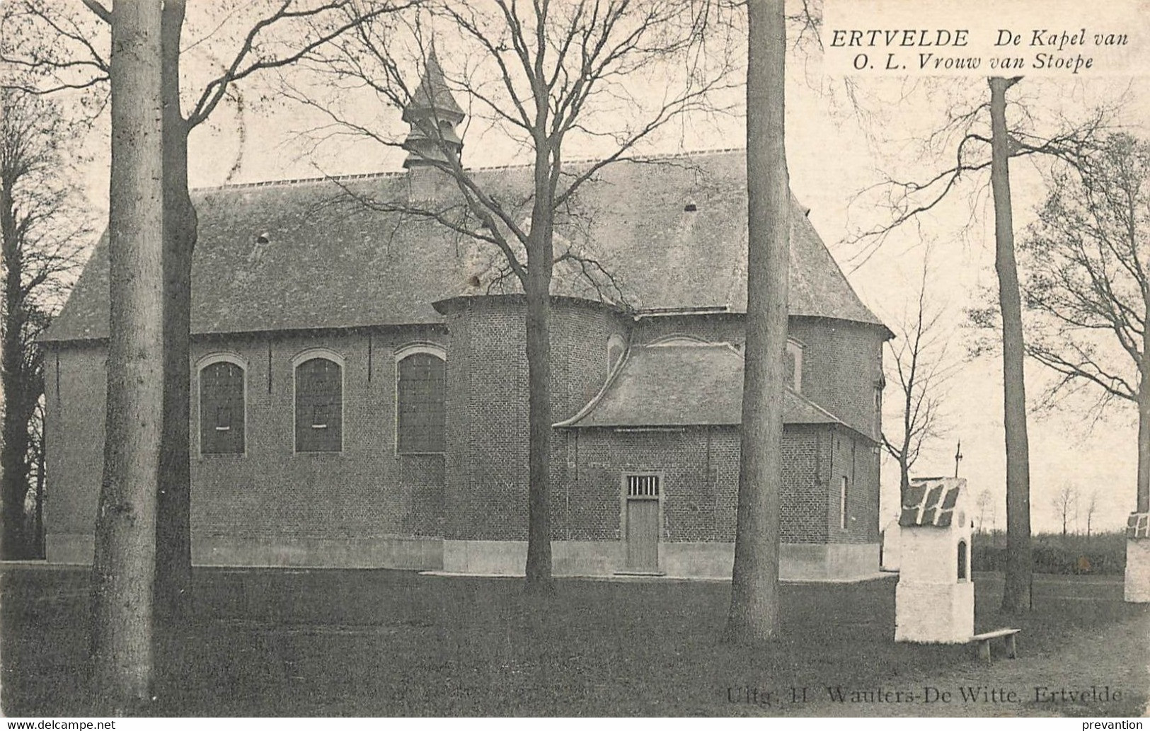 ERTVELDE - De Kapel Van O.L. Vrouw Van Stoepe - Carte Circulé En 1910 - Evergem