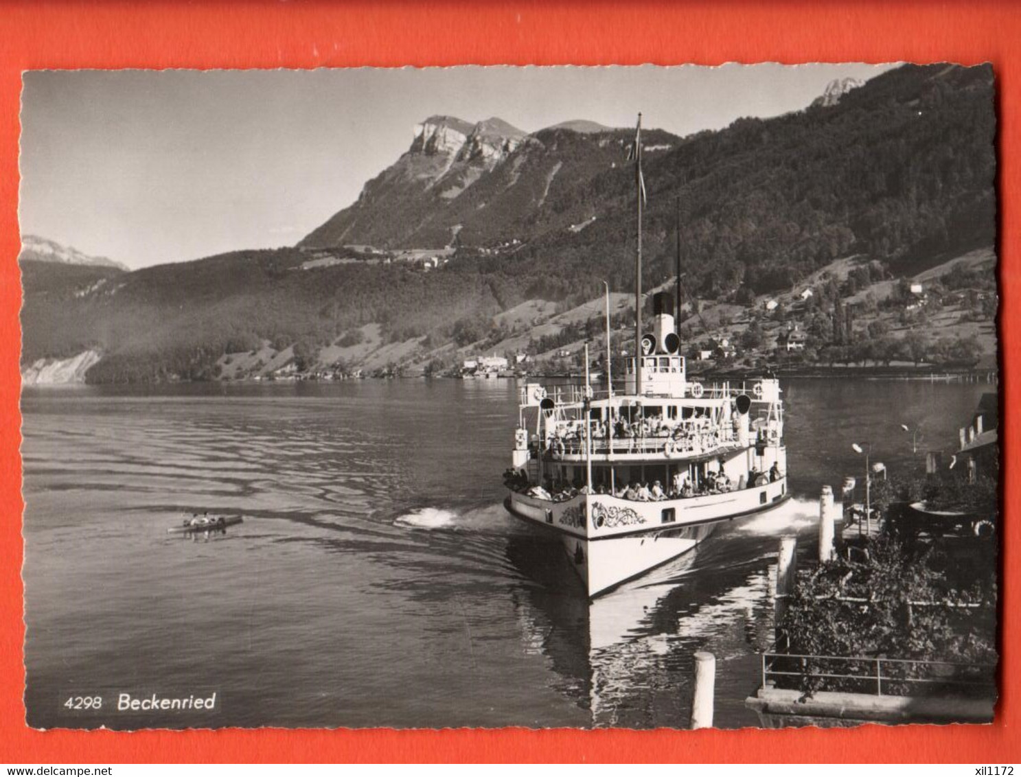 DAQ-32  Beckenried Schiff Dampfer  Postkartenverlag Engelberger Stanz NG - Beckenried