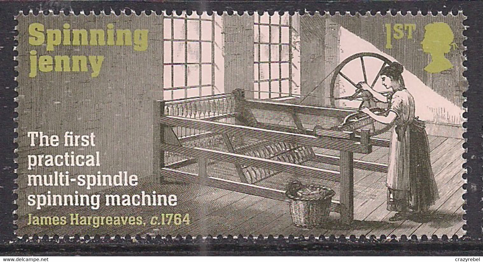 GB 2021 QE2 1st Industrial Revolution Spinning Jenny Umm ( M1050 ) - Unused Stamps