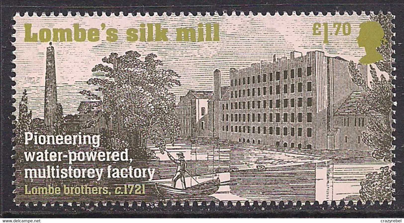 GB 2021 QE2 £1.70 Industrial Revolution Lombes Silk Mill Umm ( M1016 ) - Unused Stamps